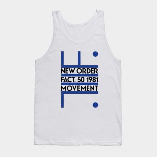 New Order Fact 50 1981 Movement Tank Top